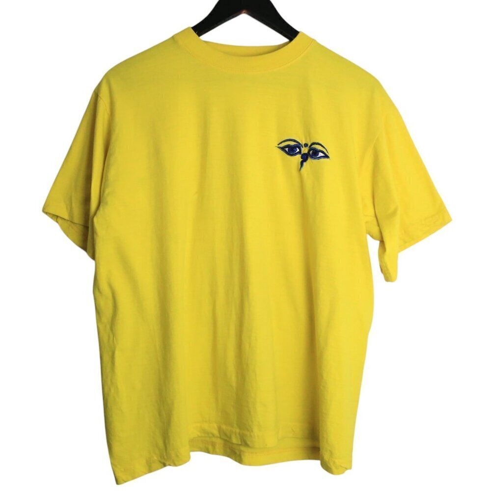 Vintage Shangri-La Short Sleeve Yellow Short Sleeve T-shirt Size 44
